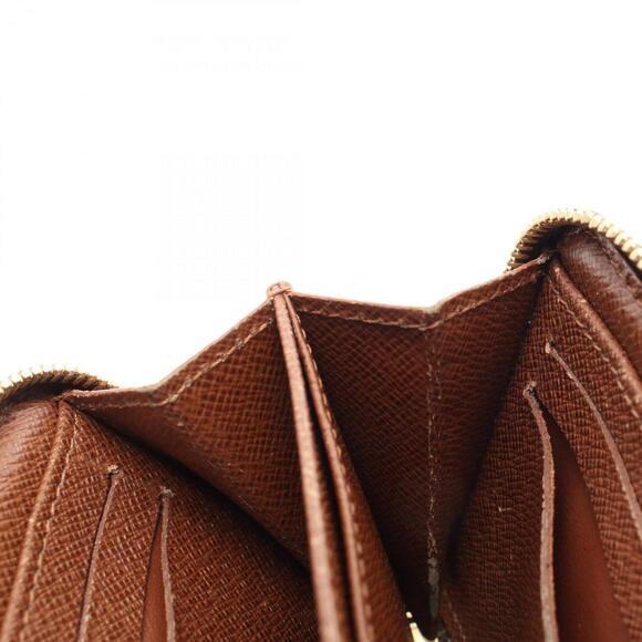 LOUIS VUITTON Brown Monogram Coated Canvas Wallet - Picture 8 of 10